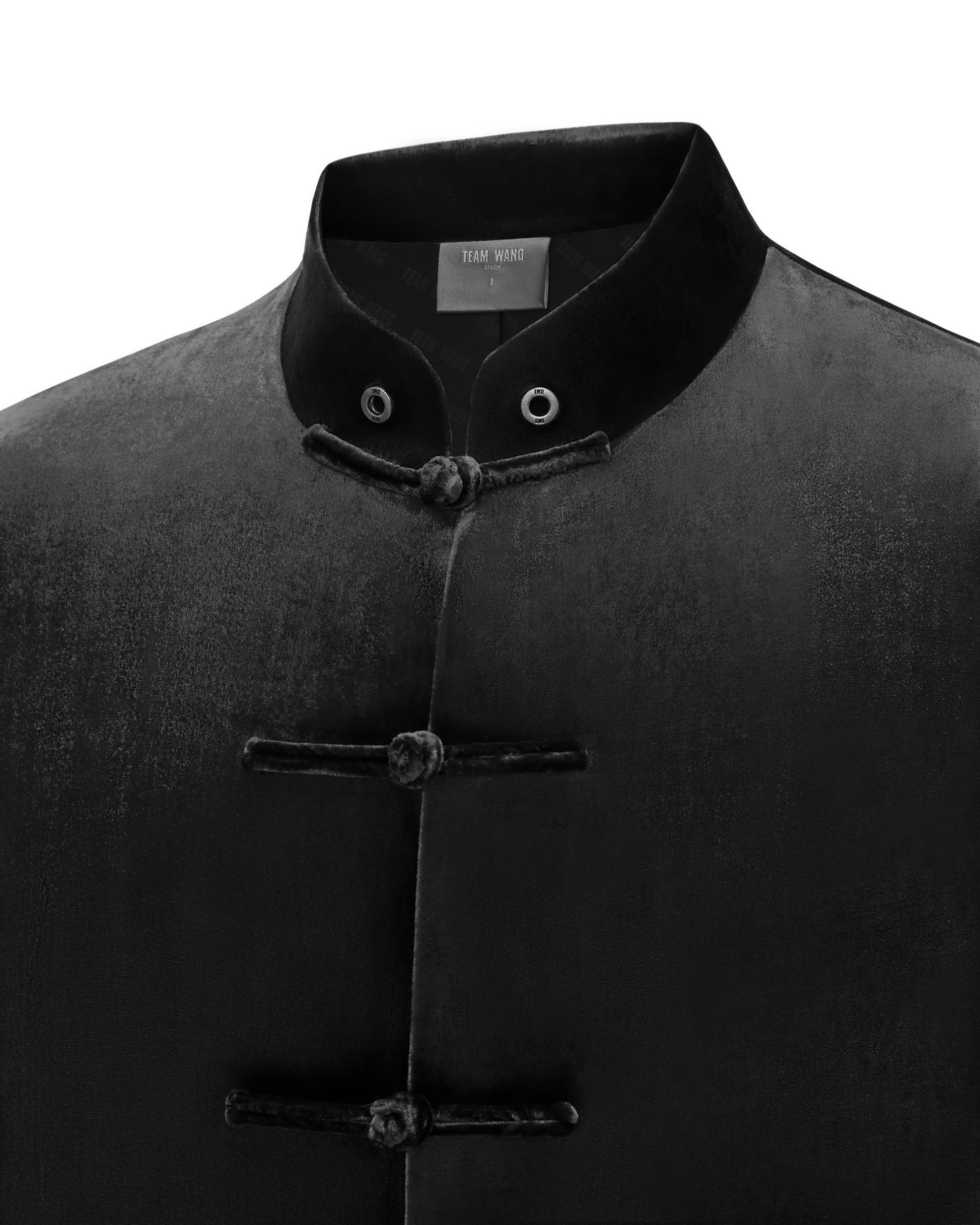 RESET VELVET STAND-COLLAR JACKET