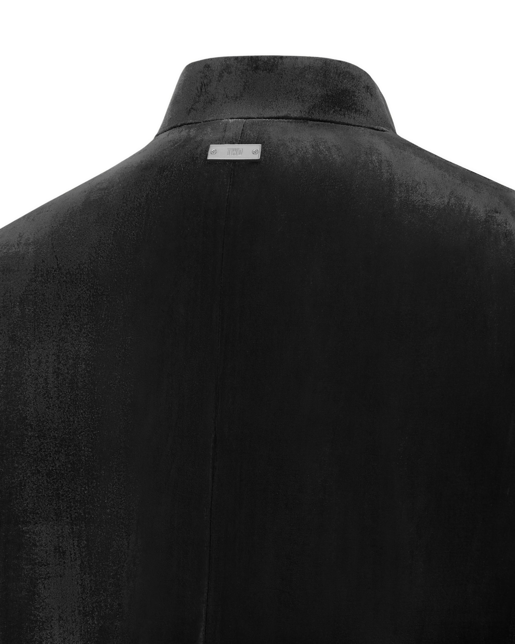 RESET VELVET STAND-COLLAR JACKET