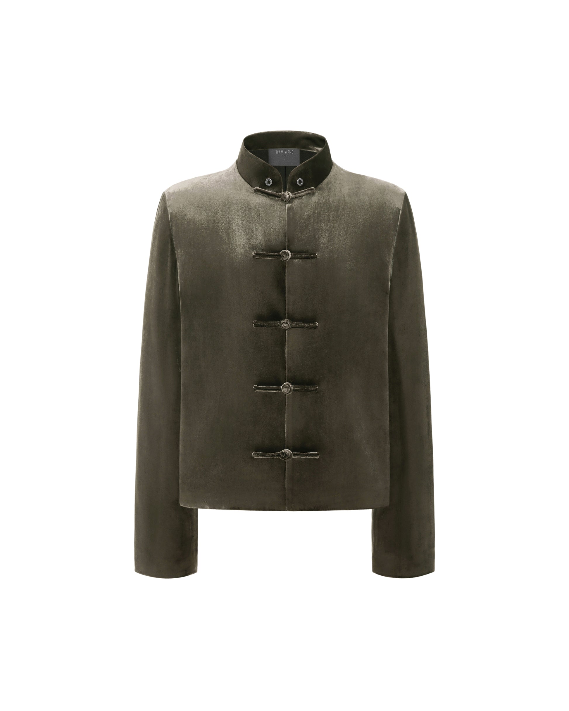 RESET VELVET STAND-COLLAR JACKET