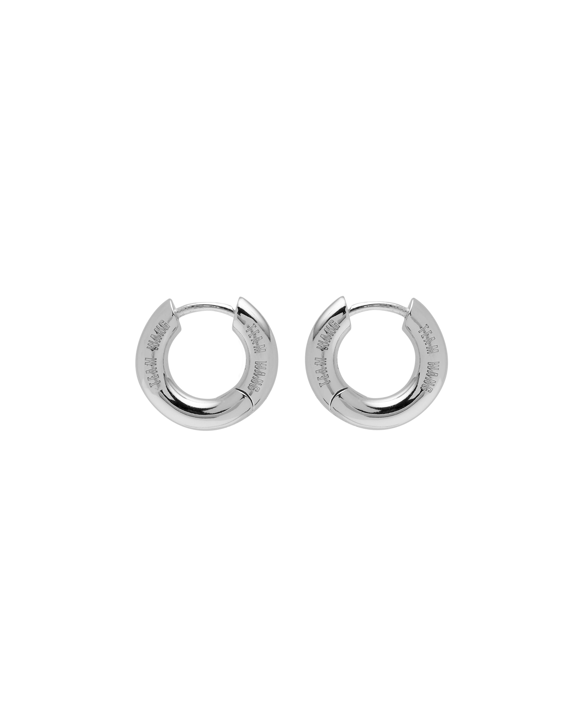 THE ORIGINAL 1 EYELET SILVER EARRINGS