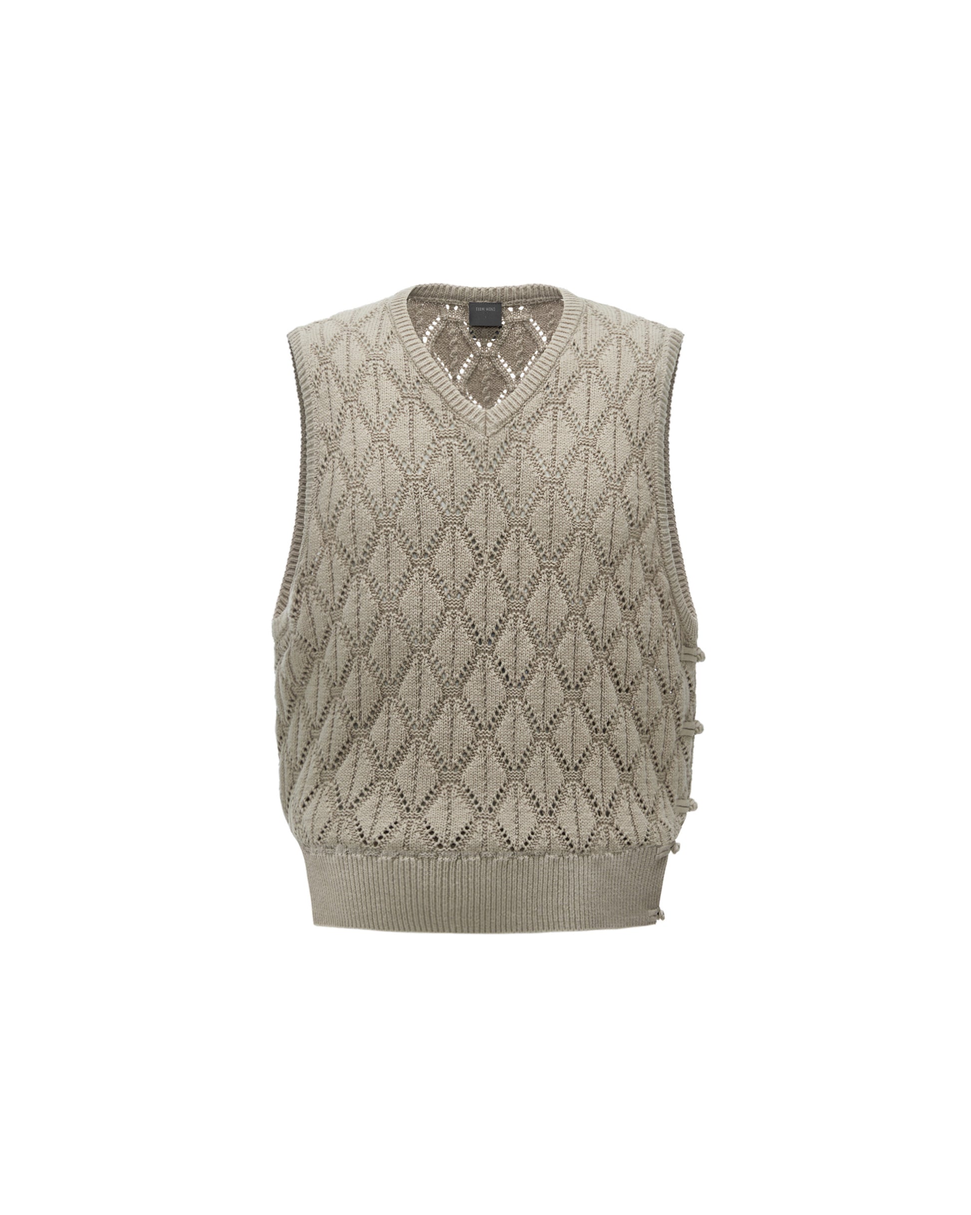 RESET V-NECK KNITTED VEST