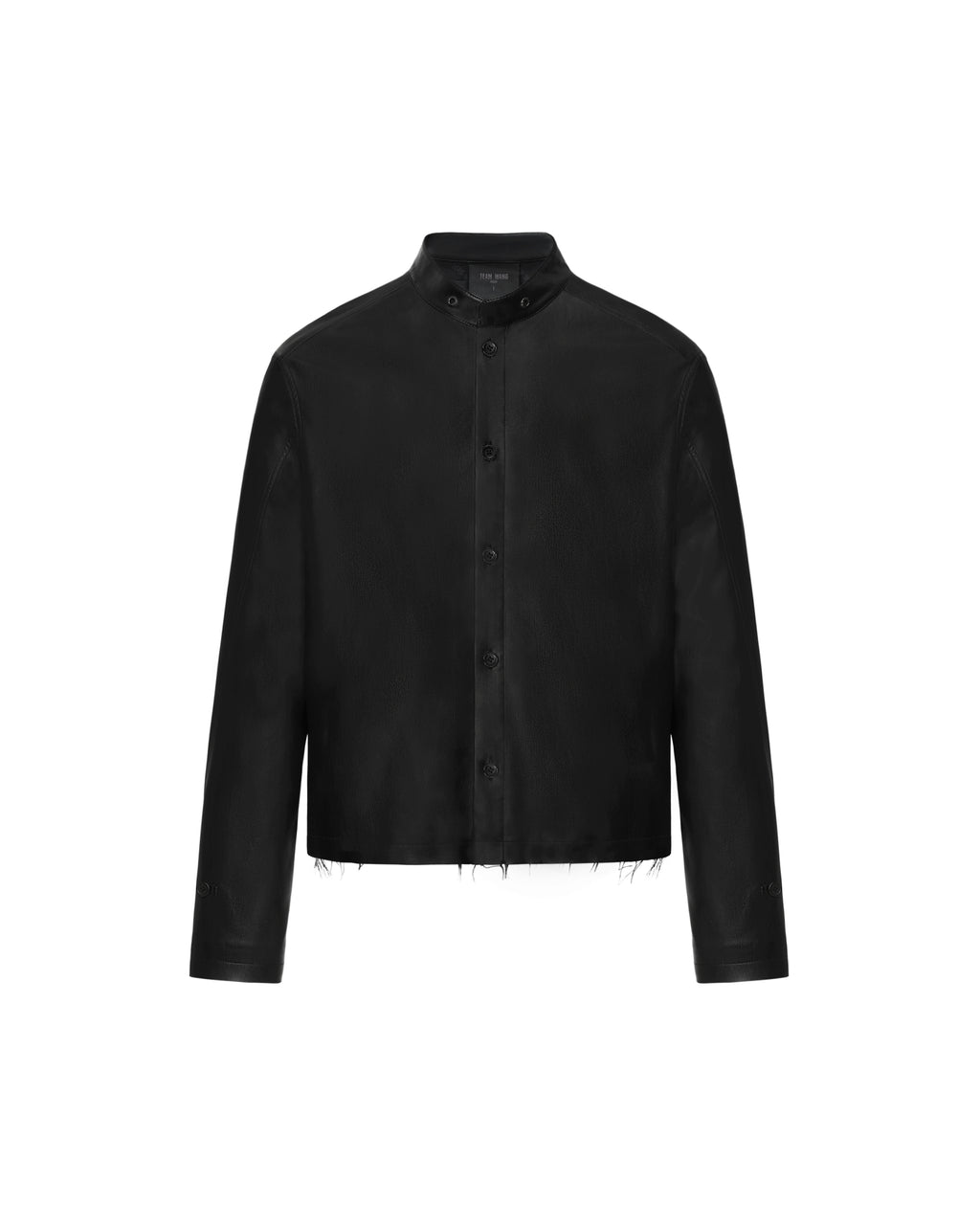 ACCEPTANCE FAUX LEATHER SHIRT