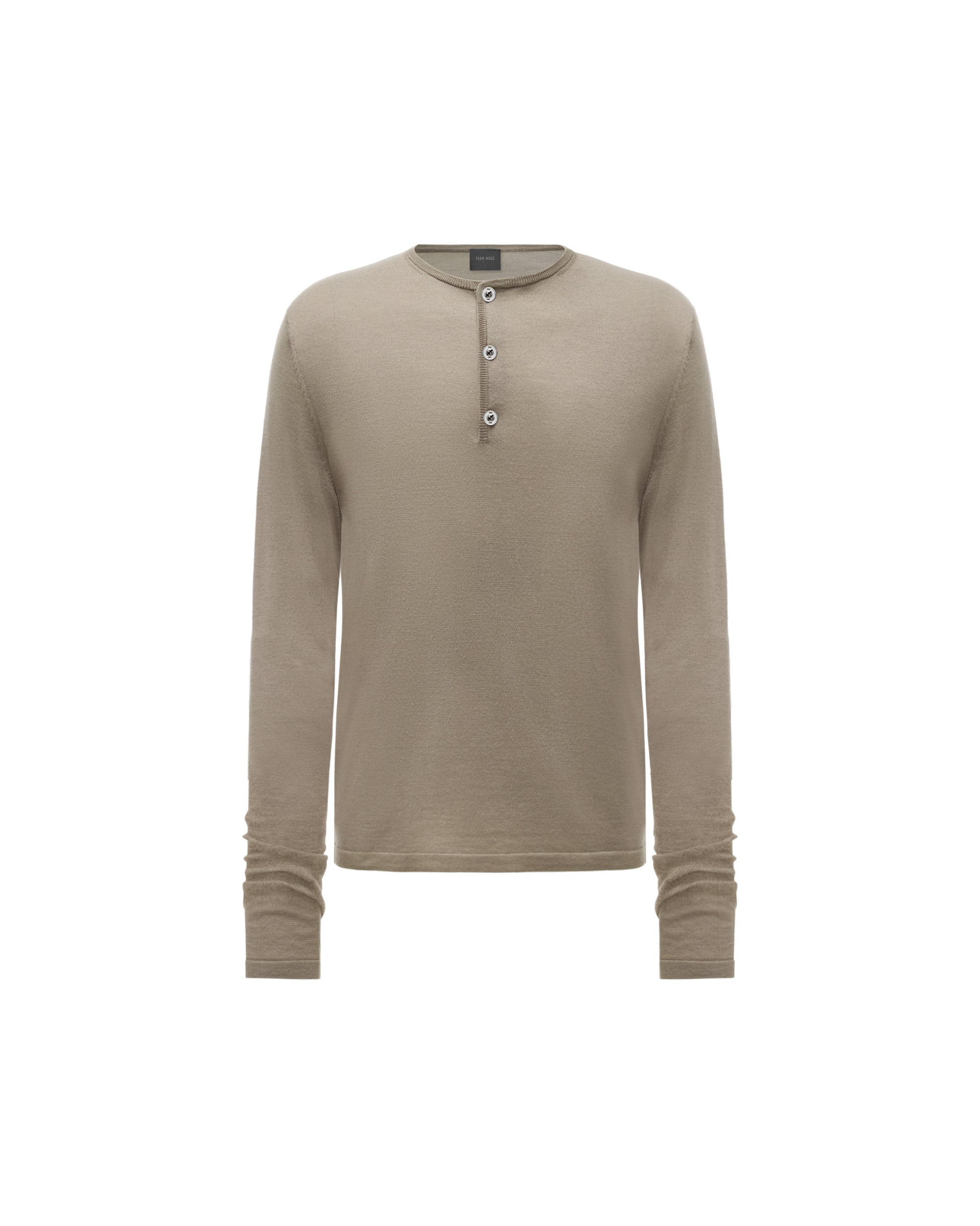 RESET KNITTED HENLEY SHIRT