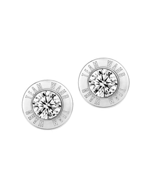 THE ORIGINAL 1 CLASSIC WHITE STUD EARRINGS