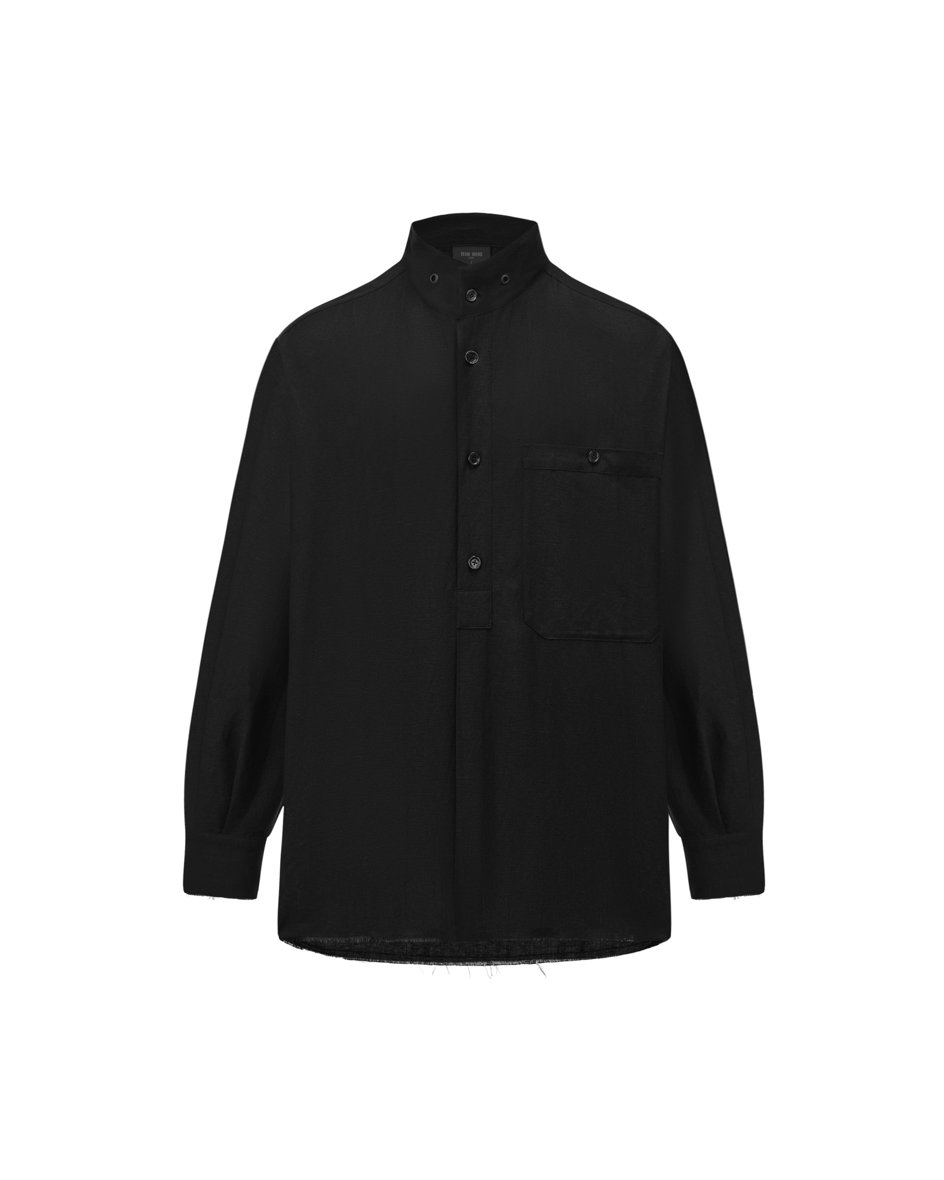 ACCEPTANCE OVERSIZED DRAPED SHIRT