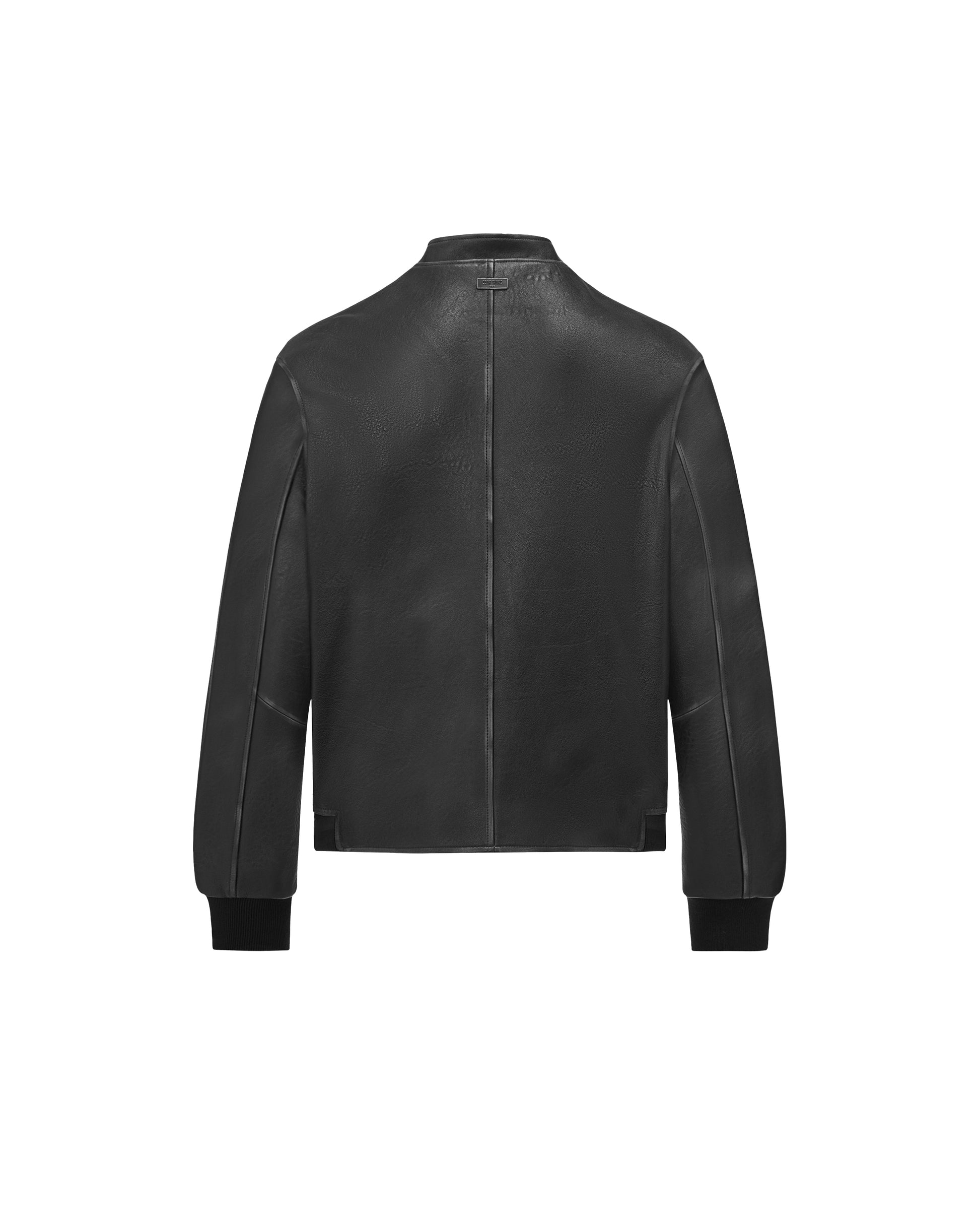ACCEPTANCE LEATHER ZIP-UP JACKET