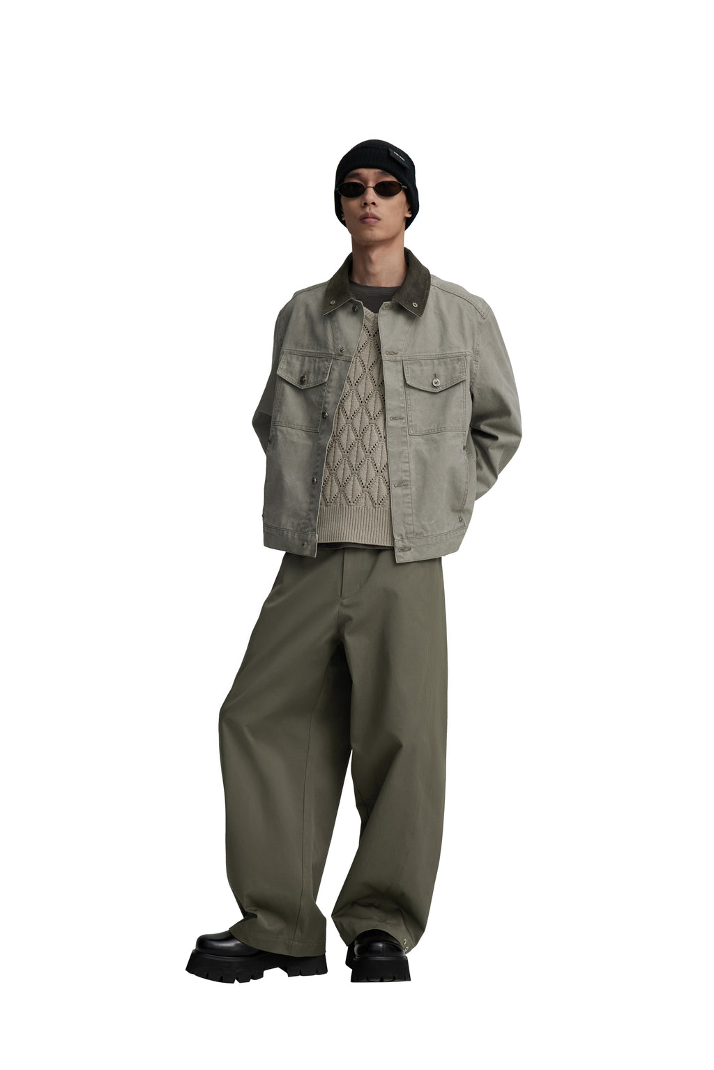 RESET CURVED TROUSERS