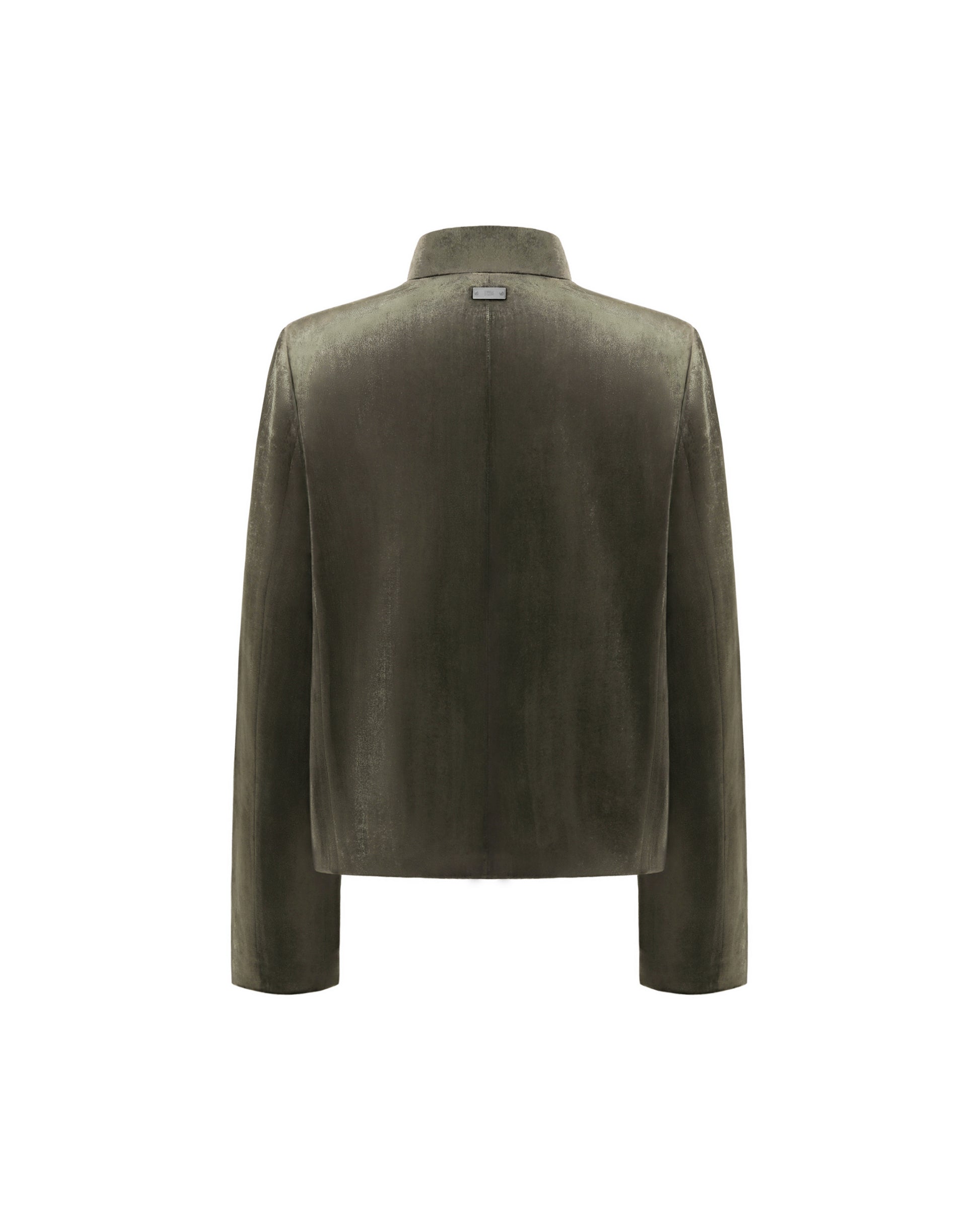 RESET VELVET STAND-COLLAR JACKET