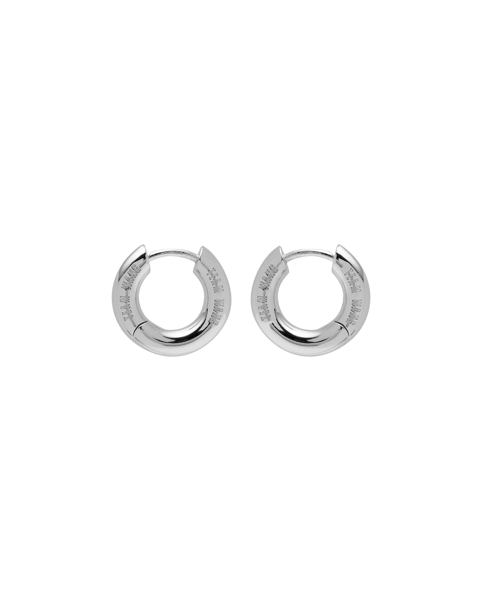 THE ORIGINAL 1 EYELET SILVER EARRINGS
