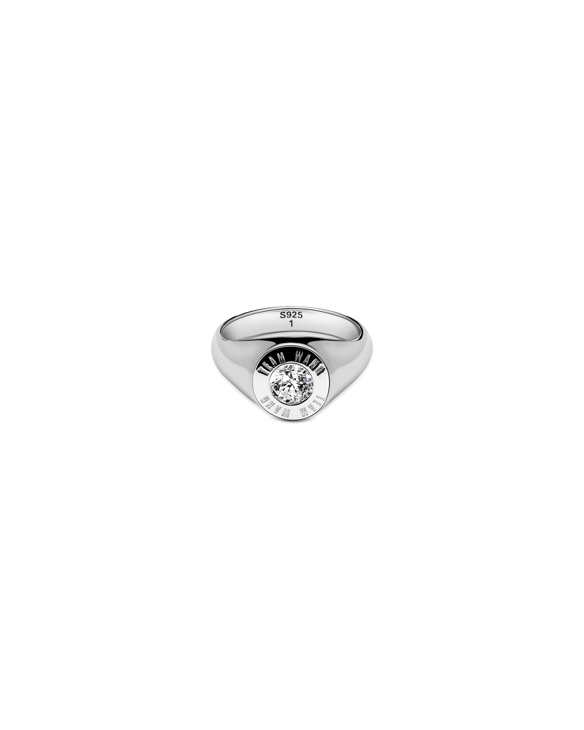 THE ORIGINAL 1  CLASSIC SILVER GEM RING