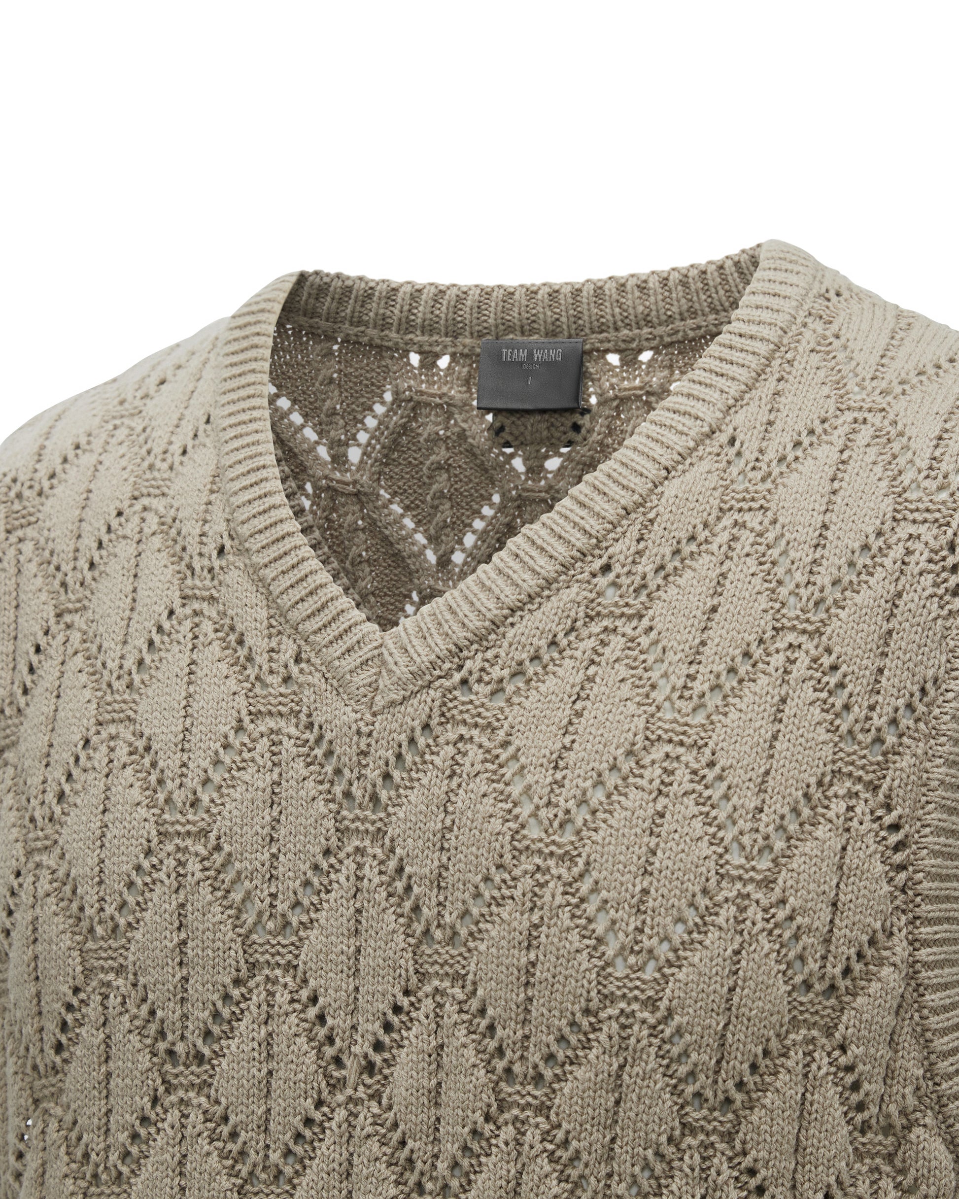RESET V-NECK KNITTED VEST