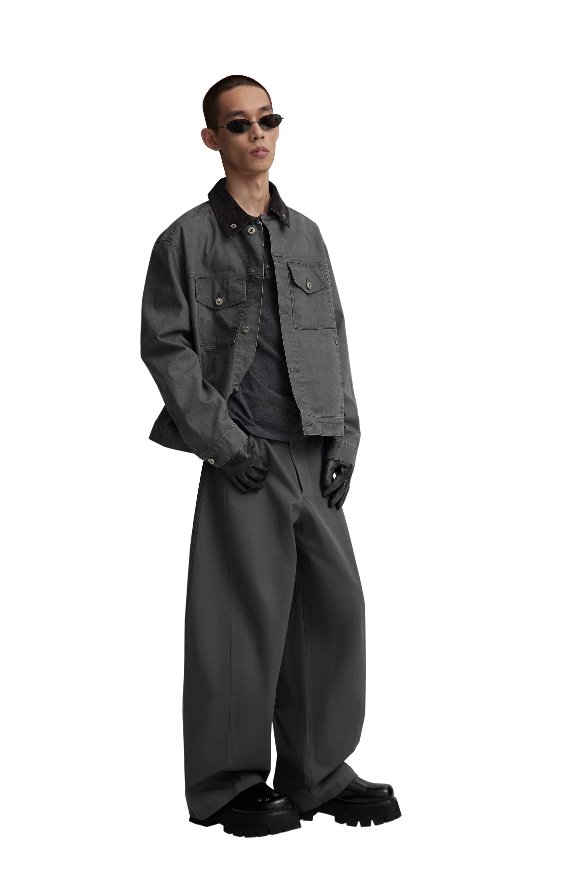 RESET CURVED TROUSERS