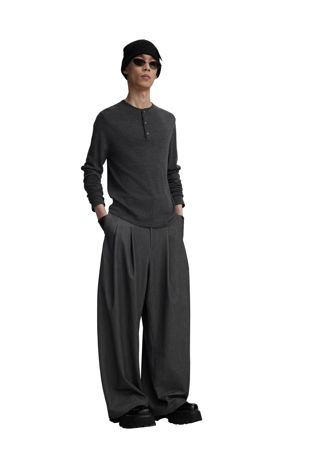 RESET PLEATED TROUSERS