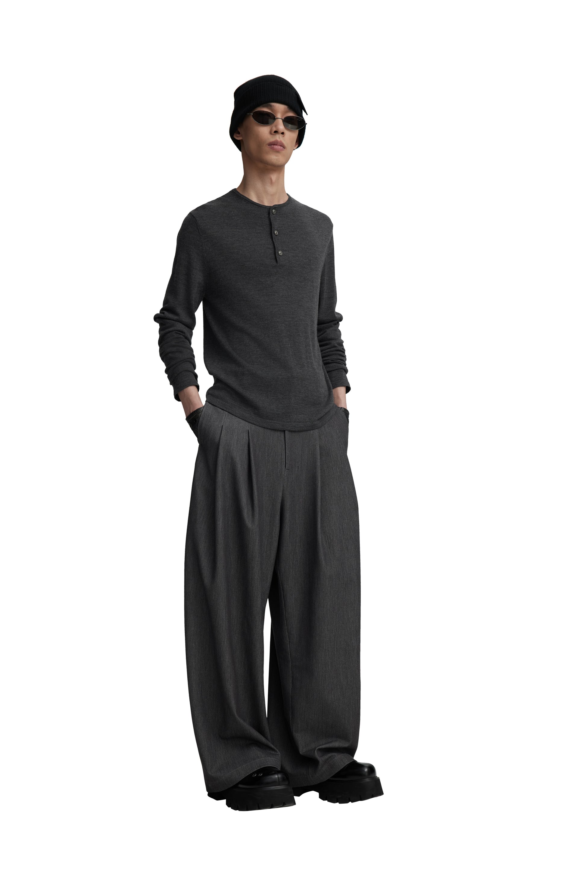 RESET PLEATED TROUSERS