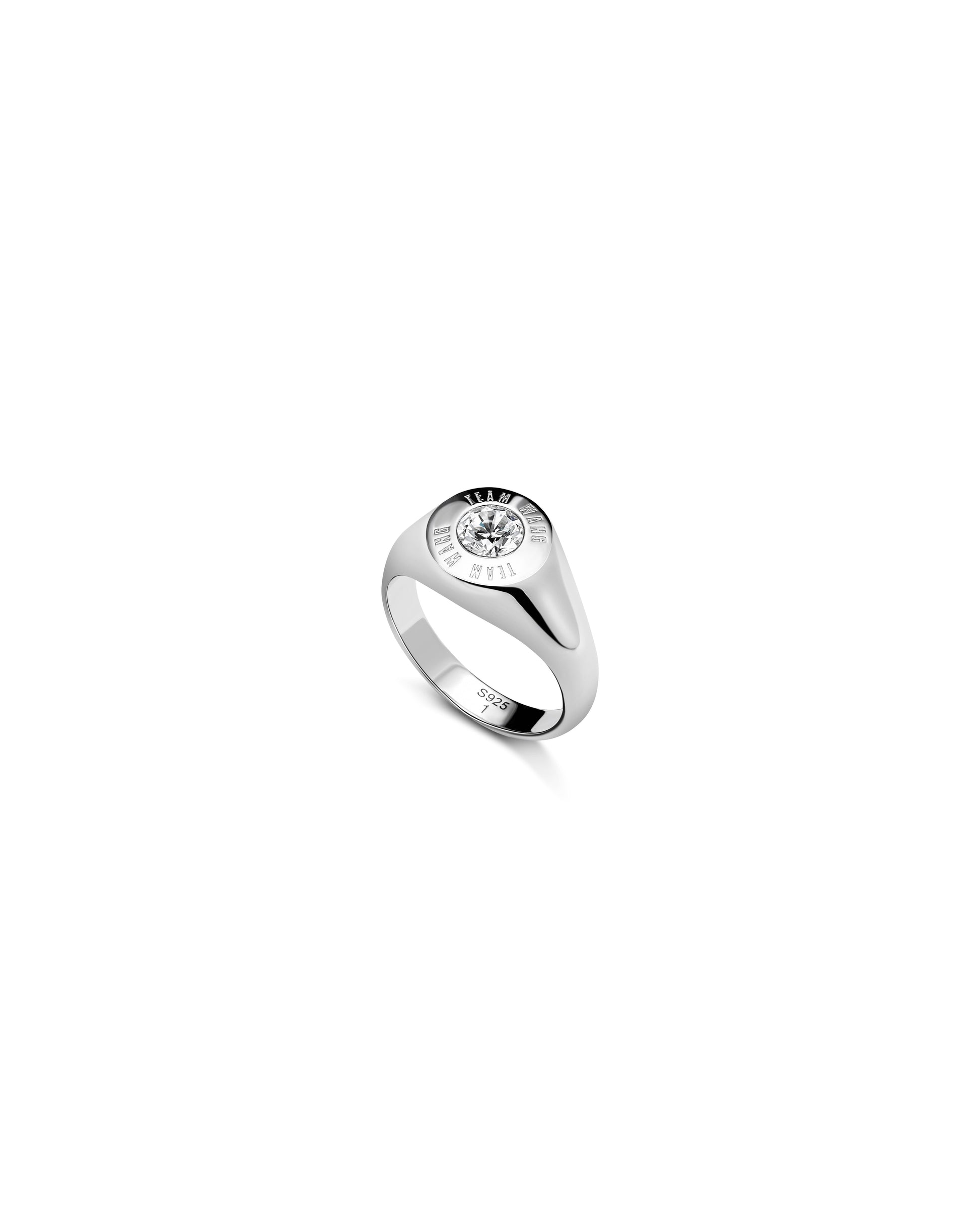 THE ORIGINAL 1  CLASSIC SILVER GEM RING