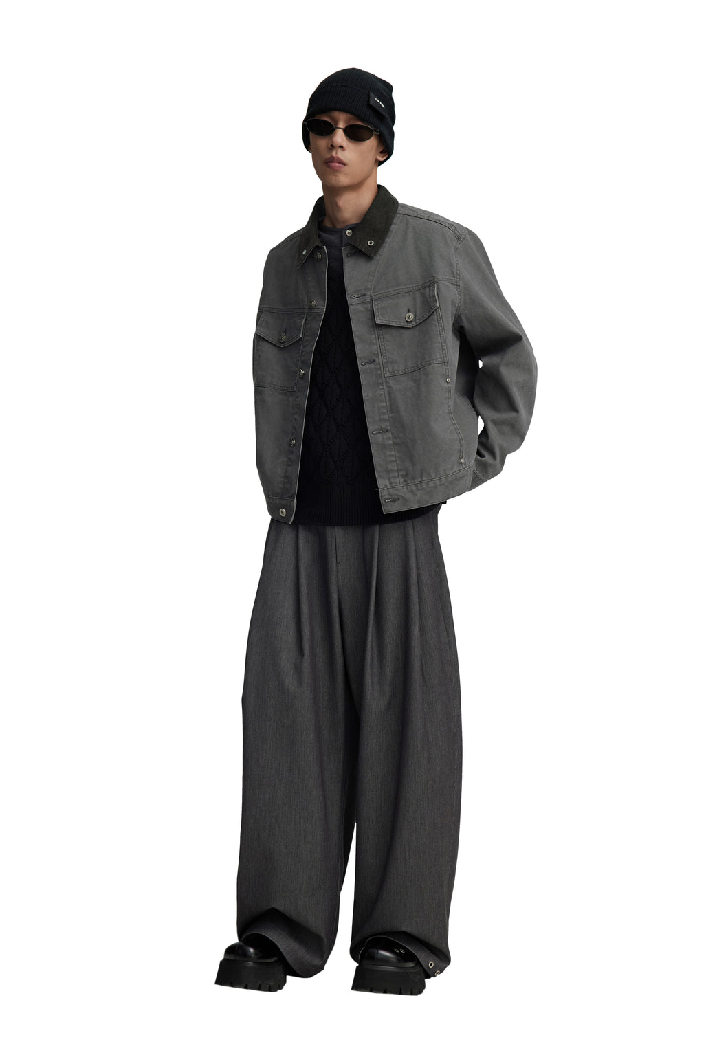 RESET PLEATED TROUSERS