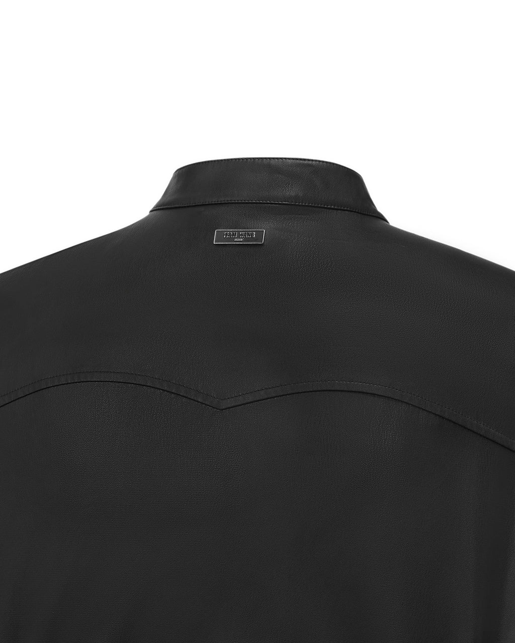 ACCEPTANCE FAUX LEATHER SHIRT
