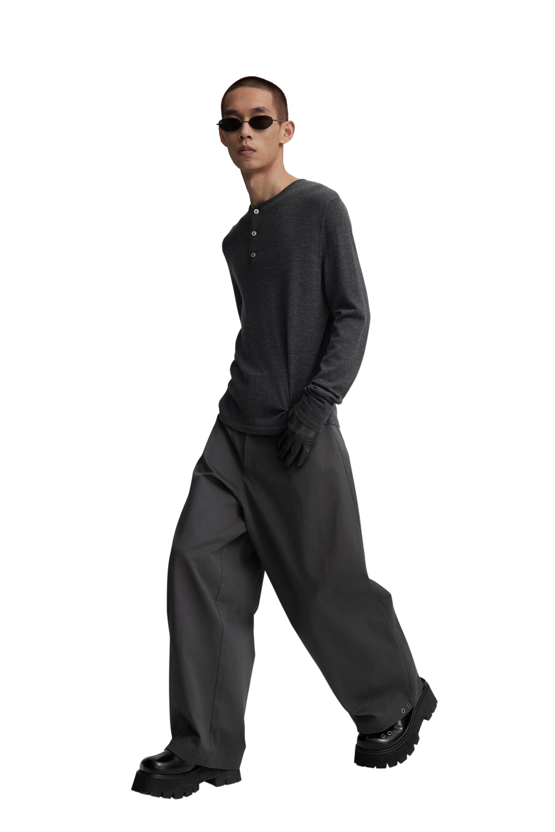 RESET CURVED TROUSERS