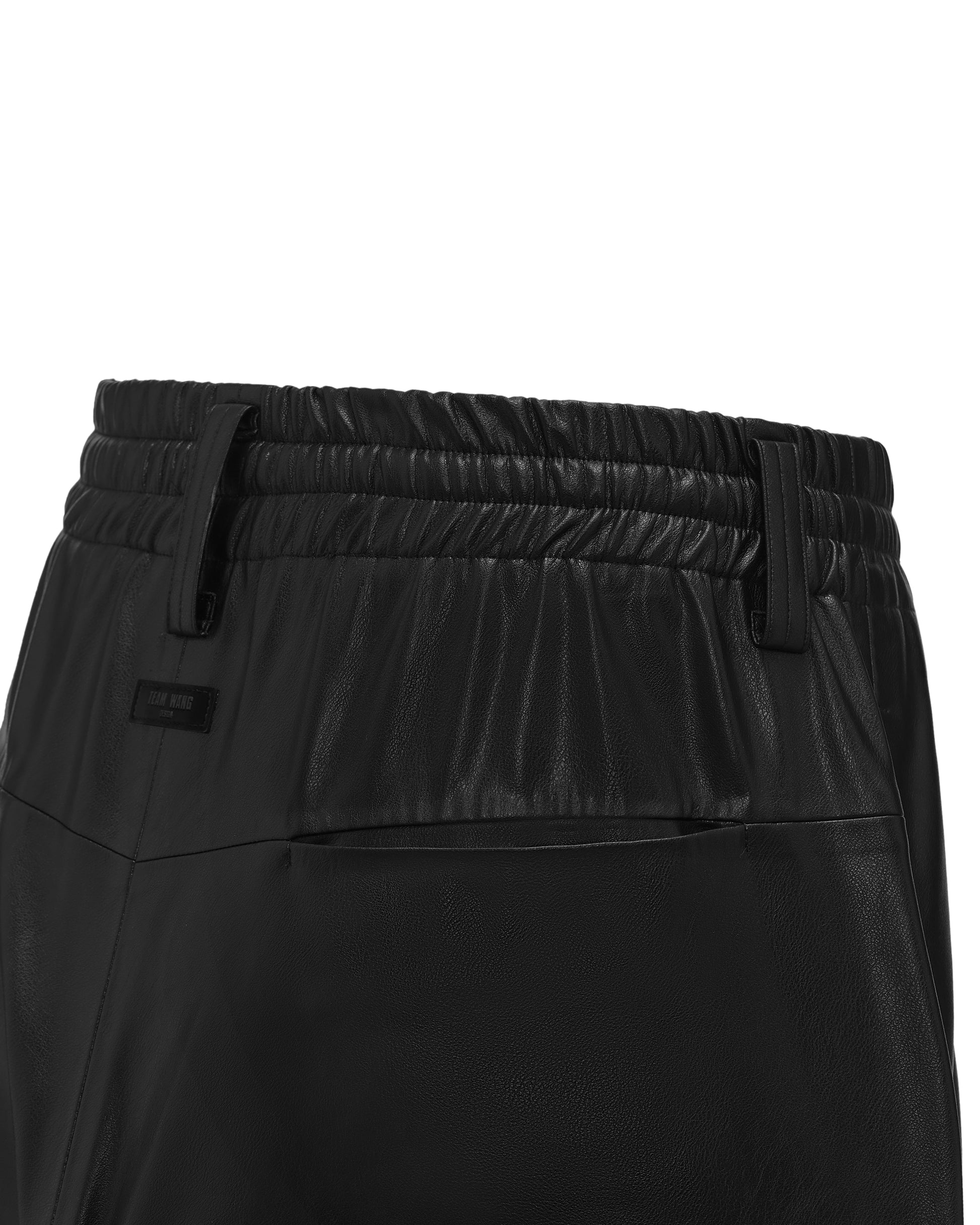 ACCEPTANCE FAUX LEATHER TROUSERS