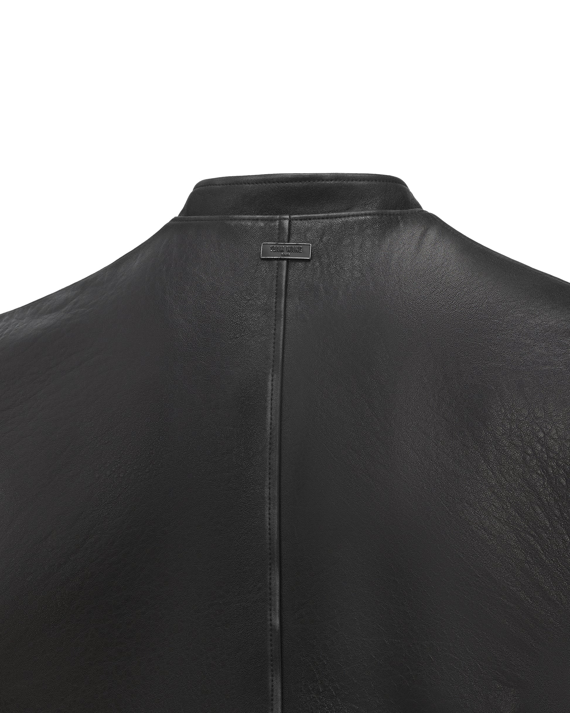 ACCEPTANCE LEATHER ZIP-UP JACKET