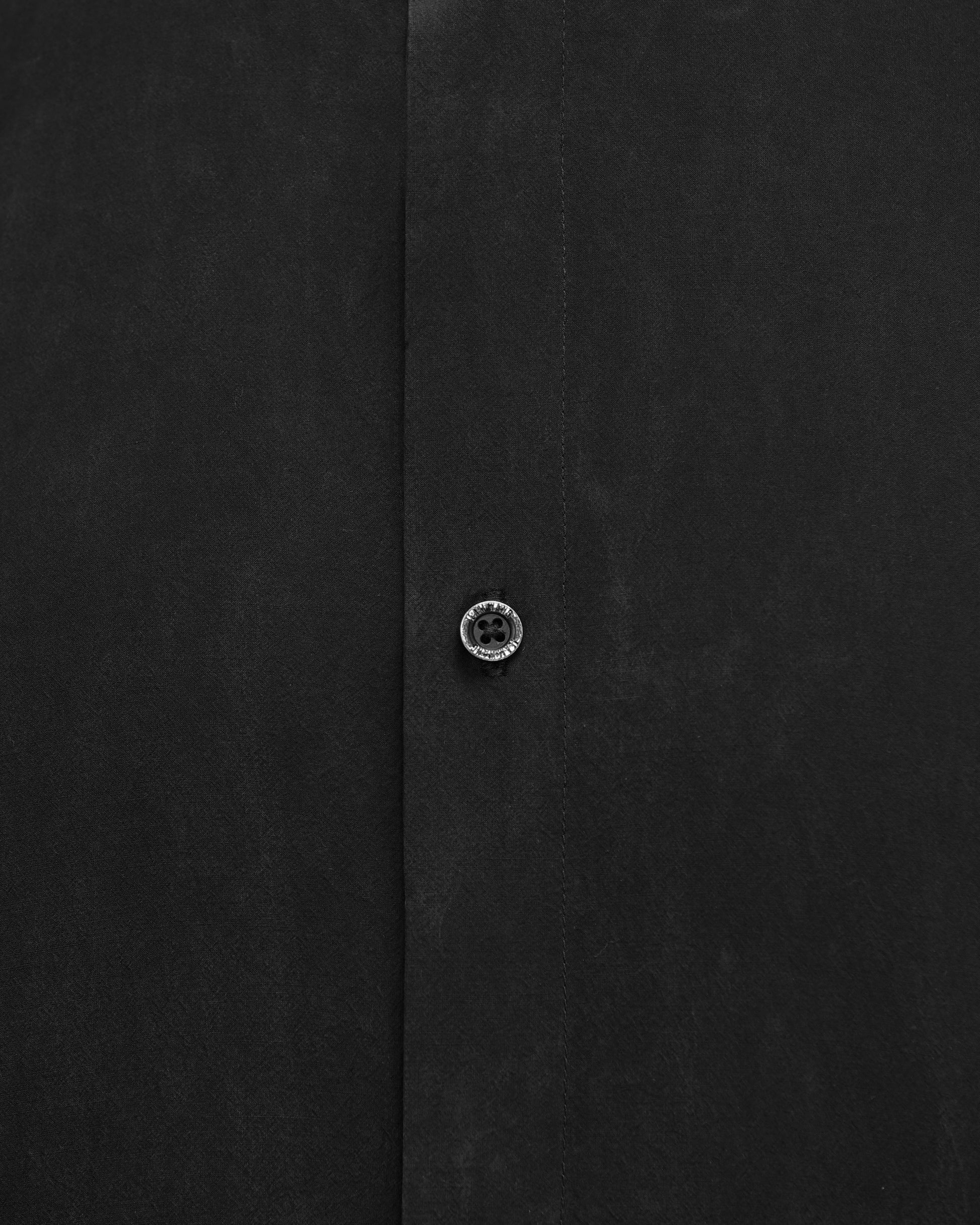 ACCEPTANCE DRAPED STAND-COLLAR SHIRT