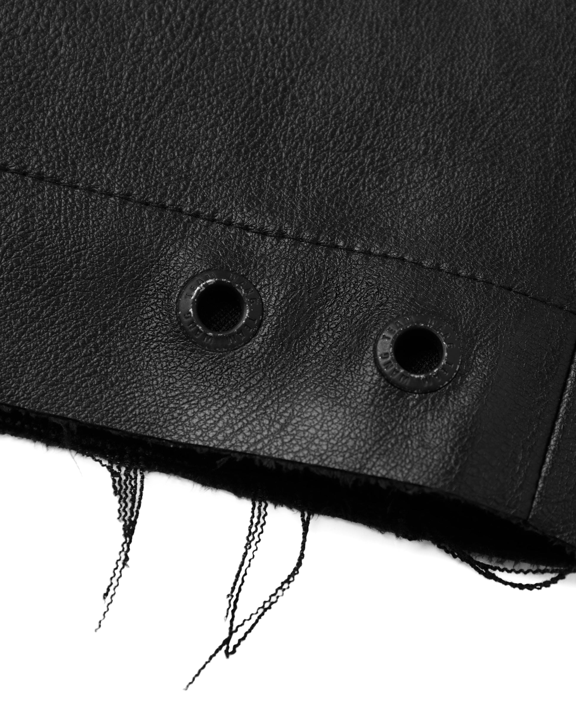 ACCEPTANCE FAUX LEATHER TROUSERS