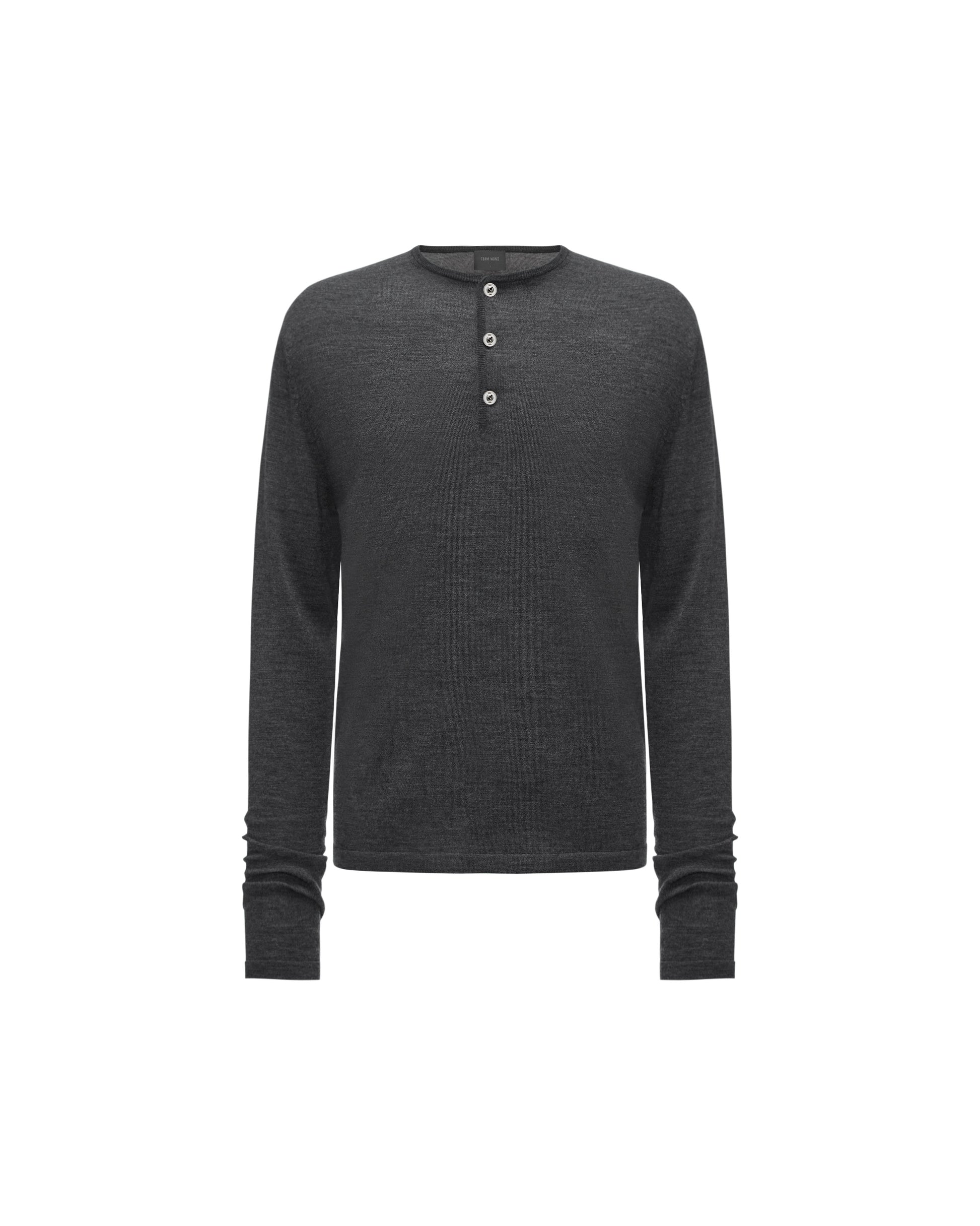RESET KNITTED HENLEY SHIRT