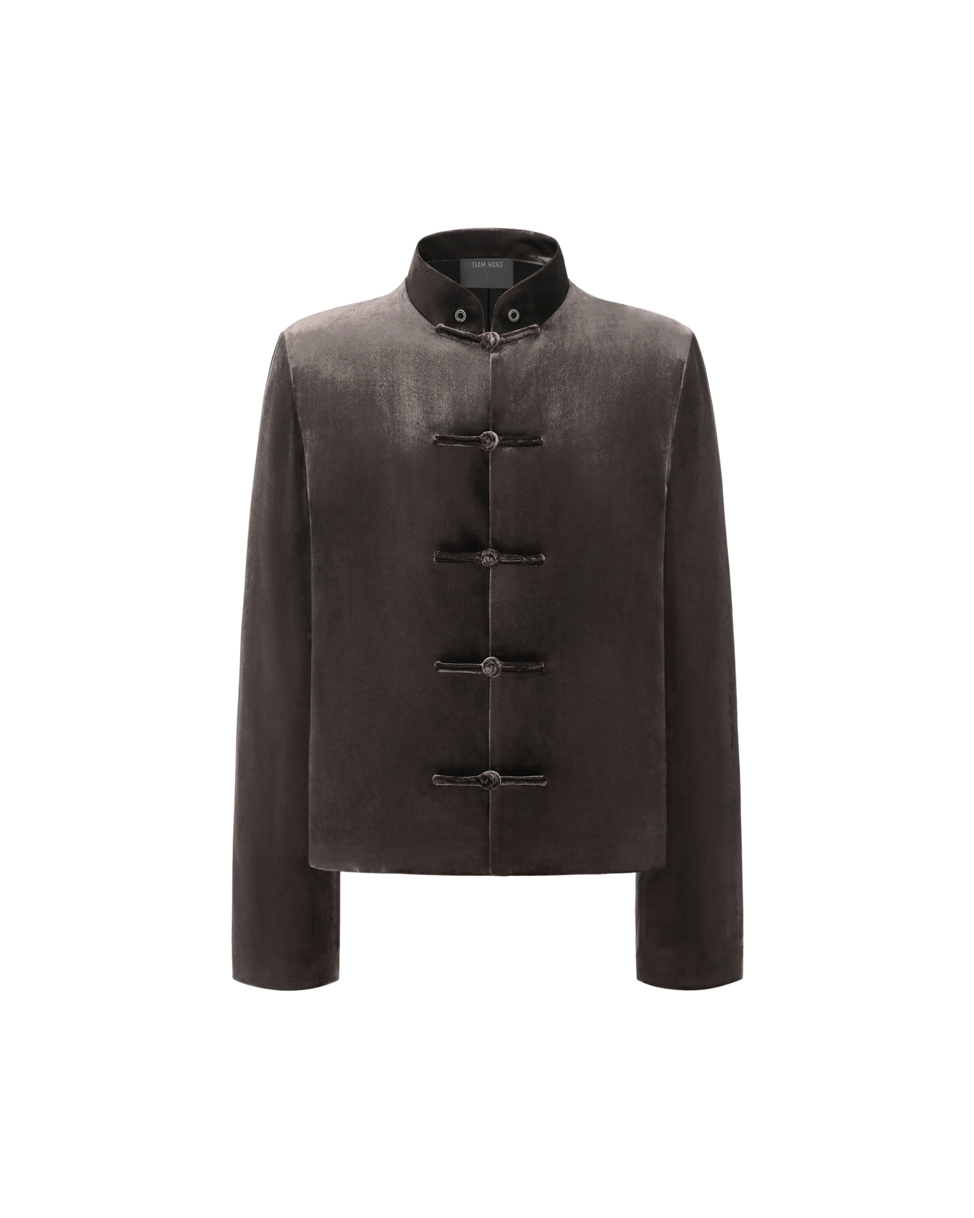 RESET VELVET STAND-COLLAR JACKET