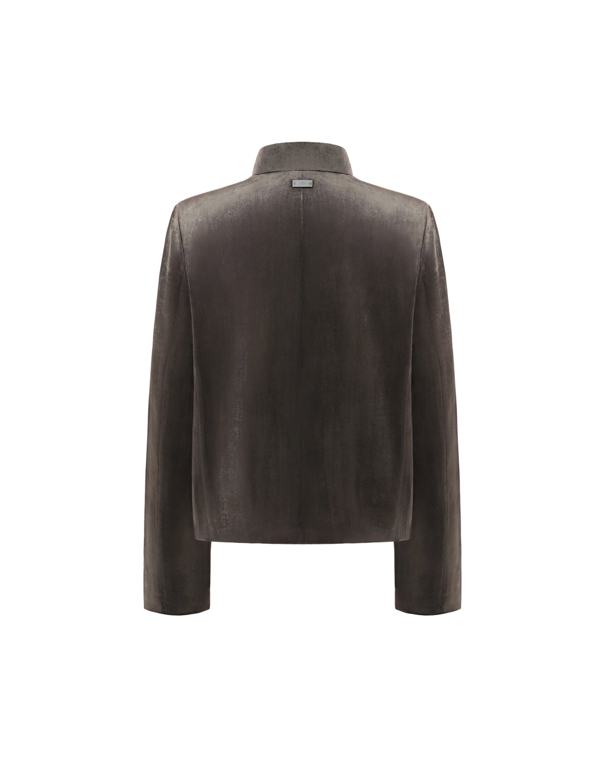 RESET VELVET STAND-COLLAR JACKET