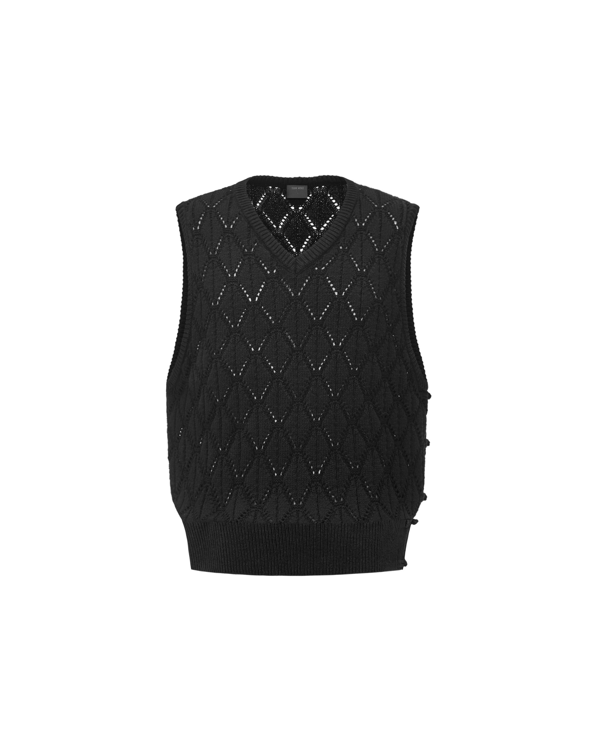 RESET V-NECK KNITTED VEST