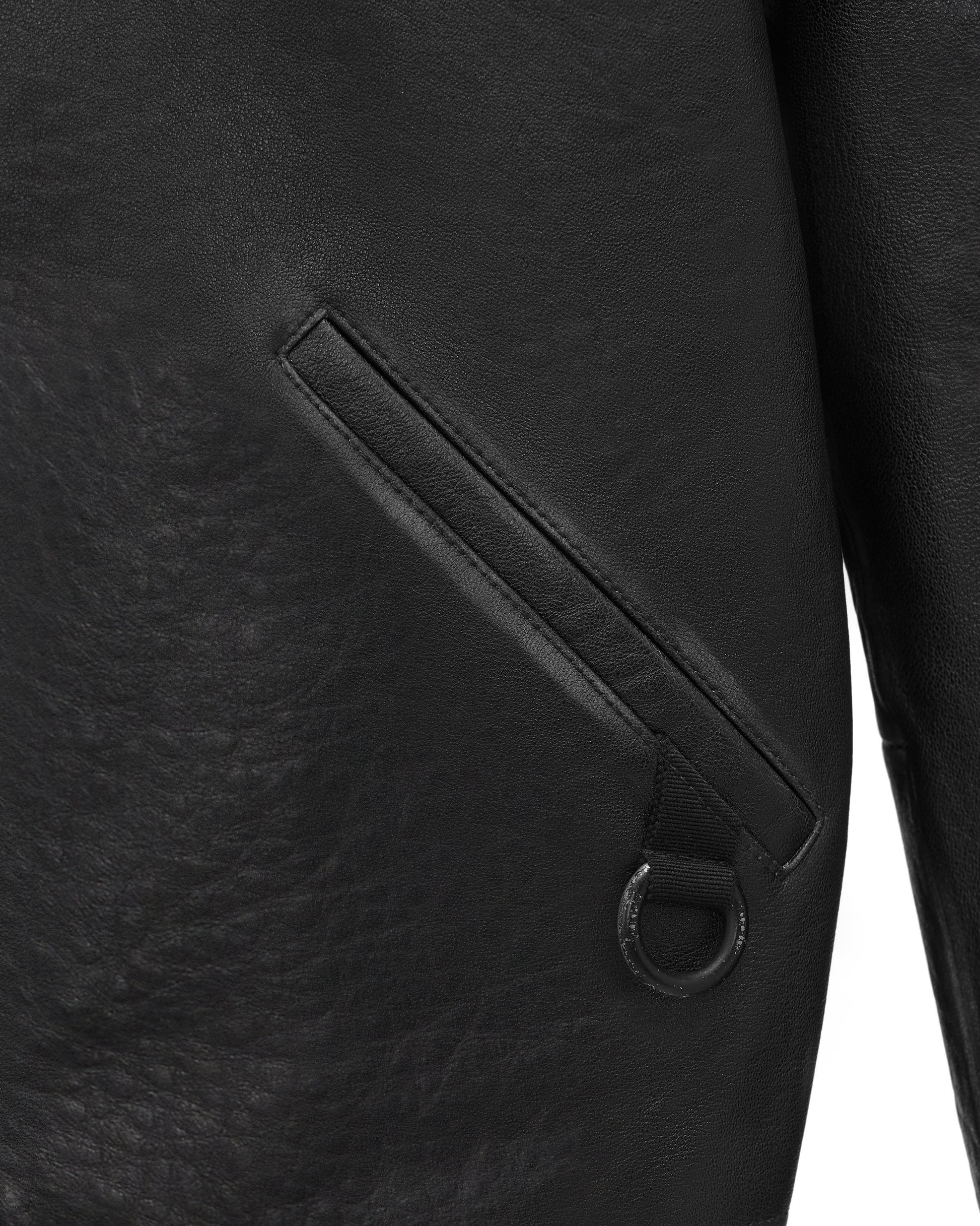 ACCEPTANCE LEATHER ZIP-UP JACKET