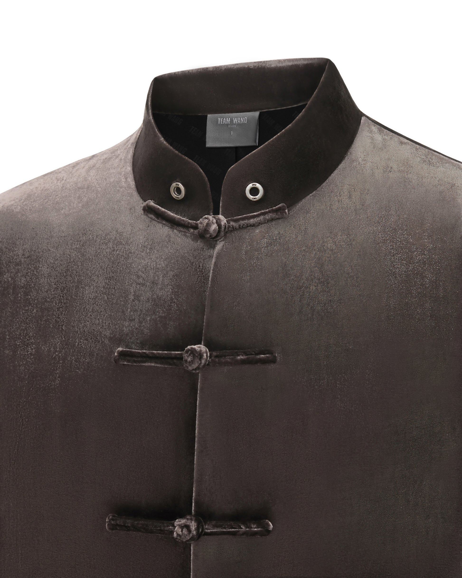 RESET VELVET STAND-COLLAR JACKET