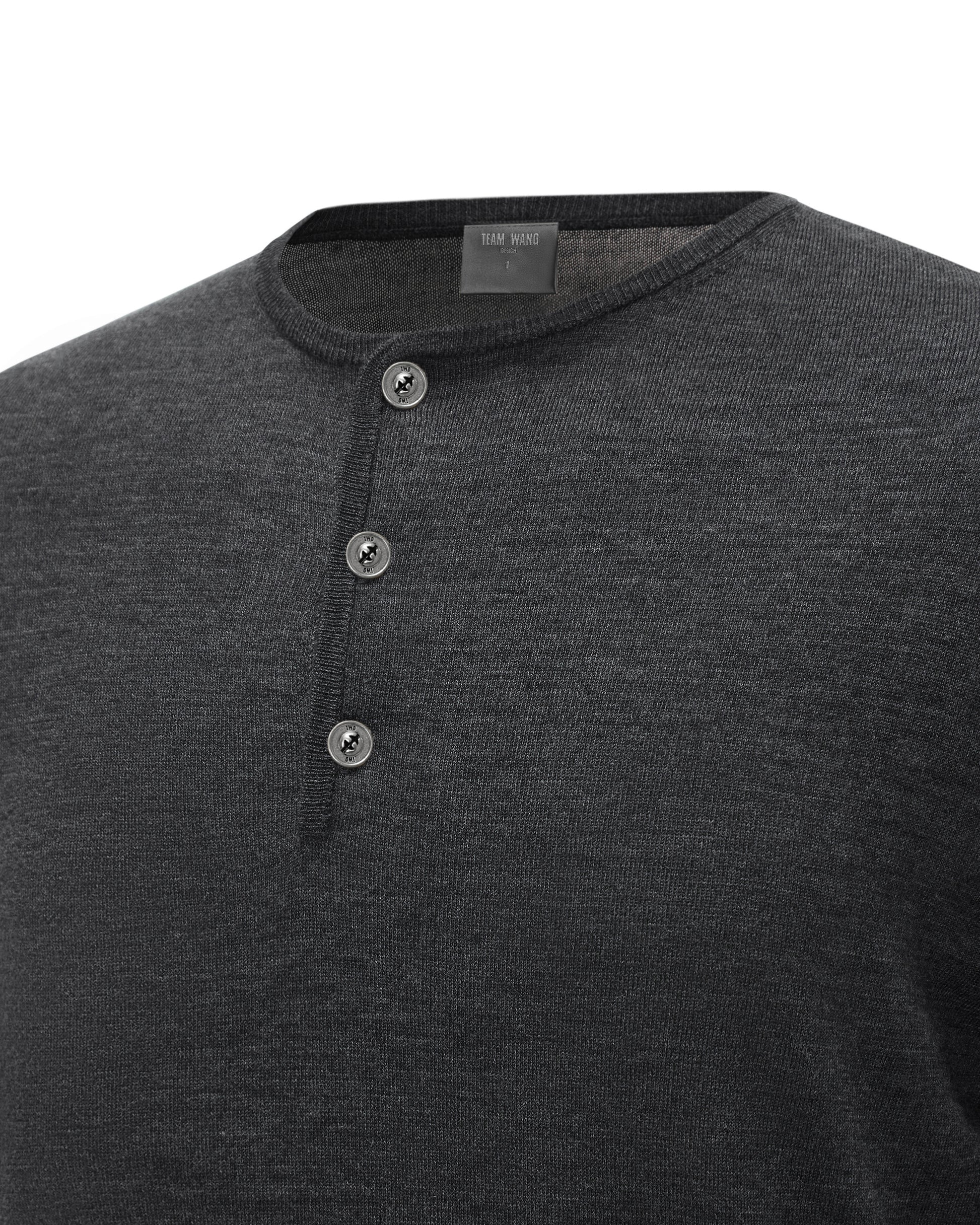 RESET KNITTED HENLEY SHIRT